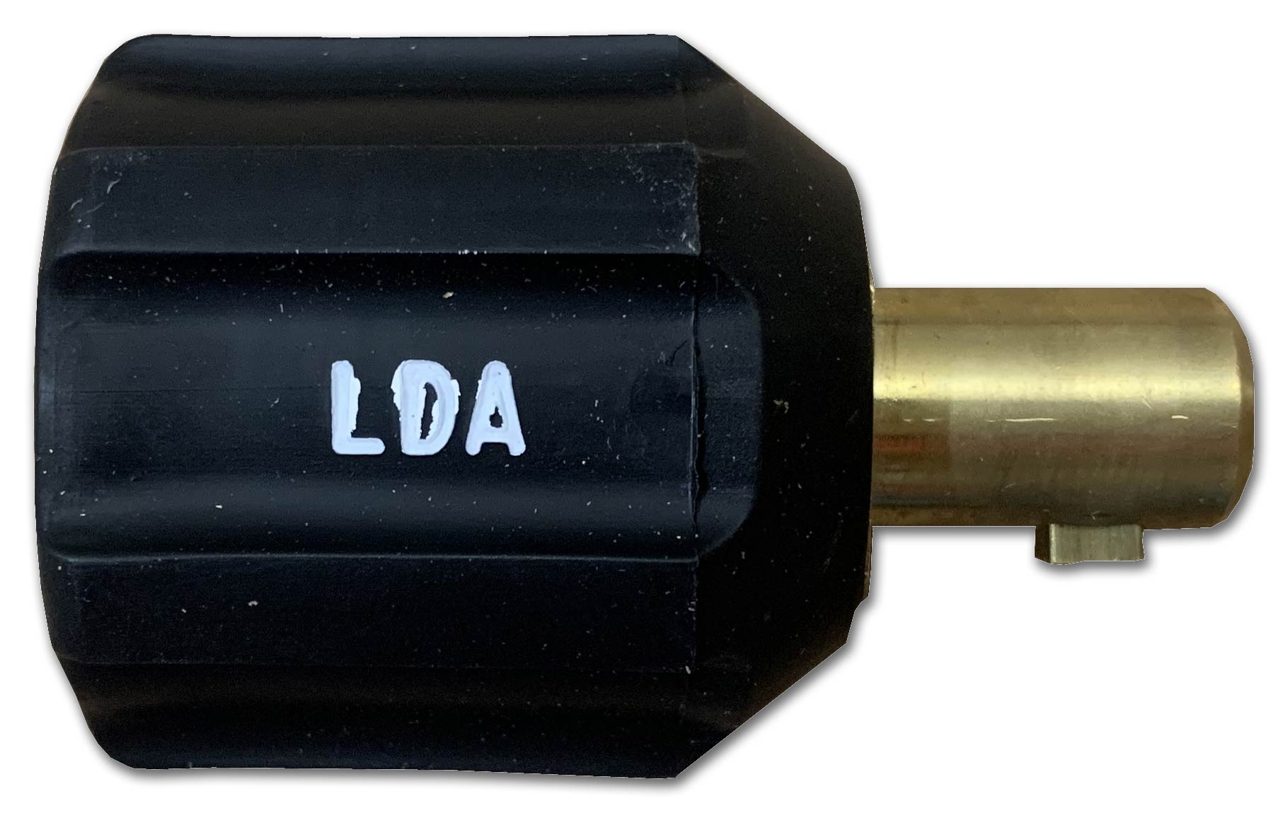 Adapter, dinse for LC40 connectors black